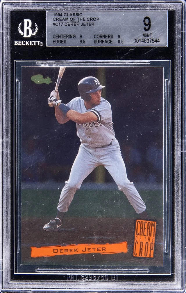 1994 Classic Cream Of The Crop Derek Jeter #C17 card image