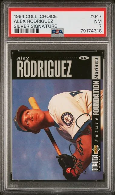 1994 Collector's Choice Alex Rodriguez #647 card image