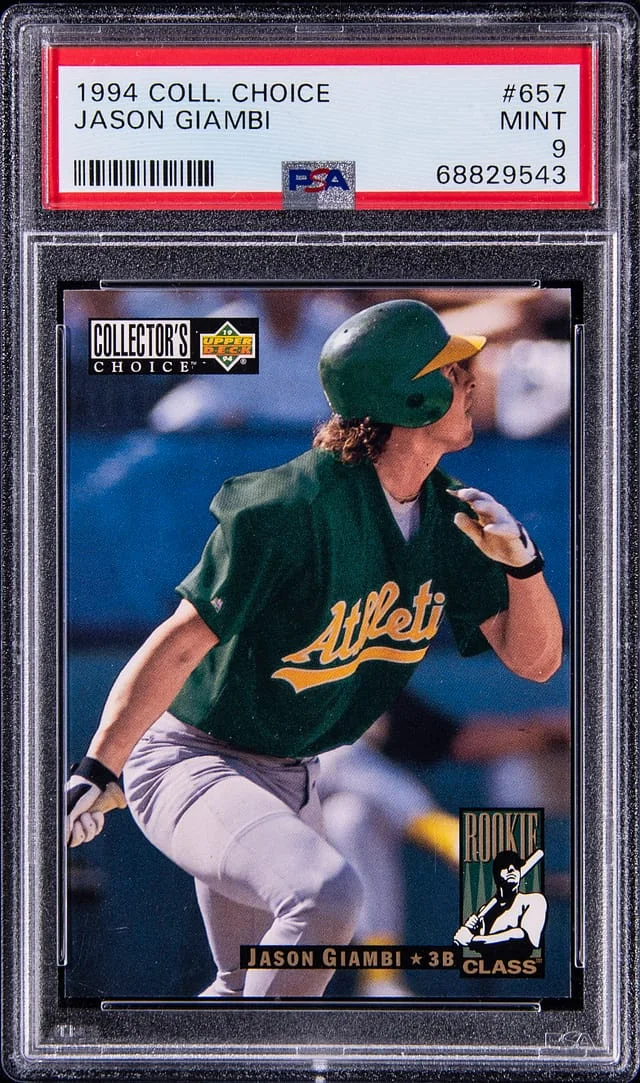 1994 Collector's Choice Jason Giambi #657 card image