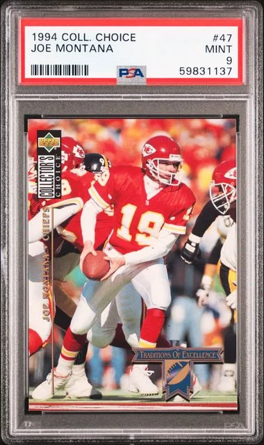 1994 Collector's Choice Joe Montana #47 card image