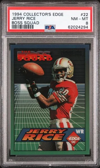1994 Collector's Edge Boss Squad Jerry Rice #22 card image