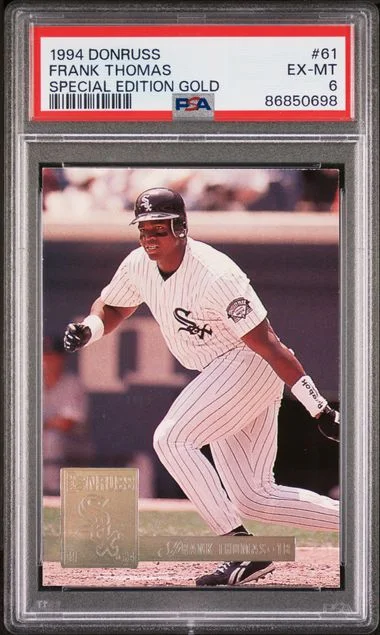 1994 Donruss Frank Thomas Special Edition Gold #61 card image