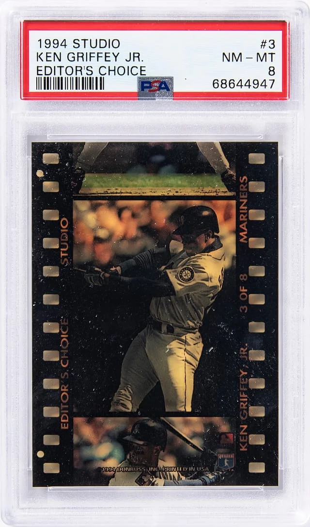 1994 Donruss Ken Griffey Jr. Studio Editor's Choice #3 card image