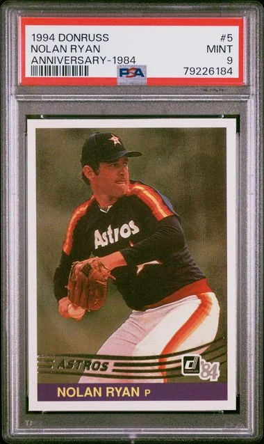1994 Donruss Nolan Ryan Anniversary-1984 #5 card image