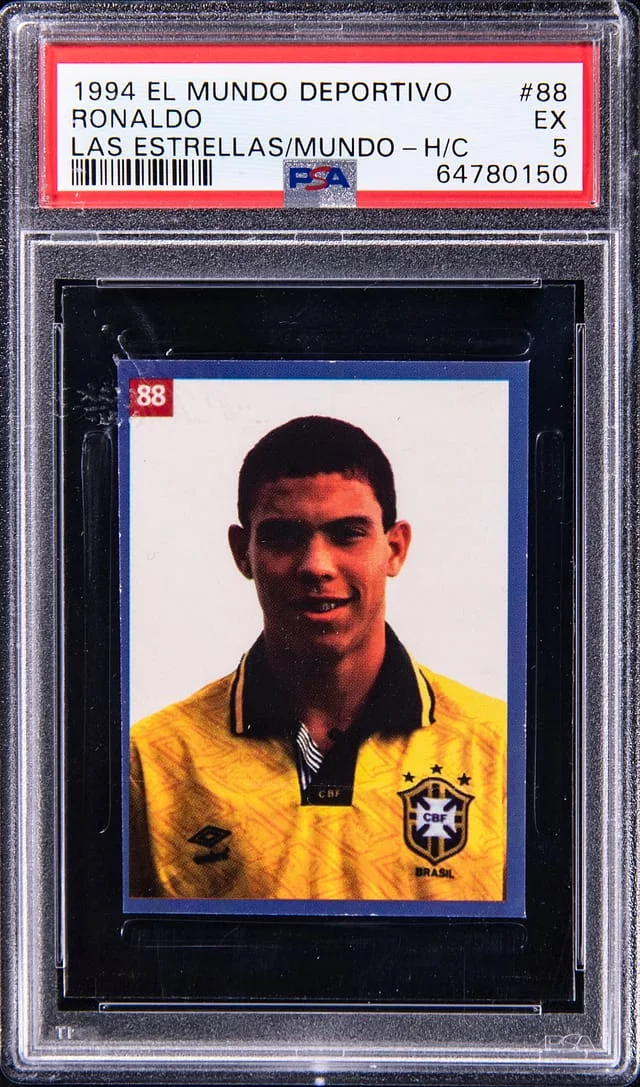 1994 El Mundo Deportivo Las Estrellas Del Mundo Hand Cut Ronaldo #88 card image