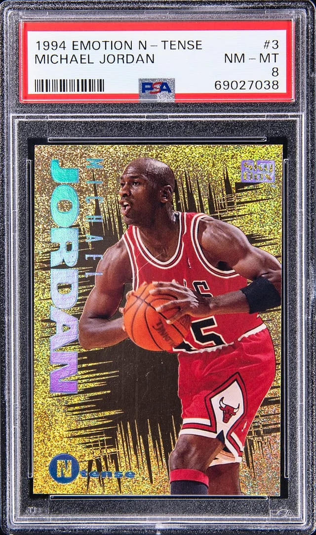 1994 Emotion N-Tense Michael Jordan #3 card image
