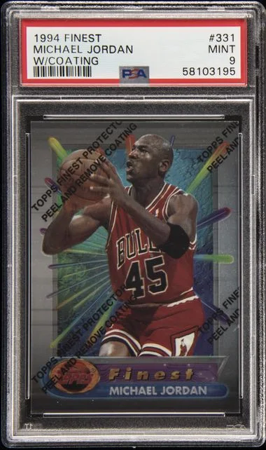 1994 Finest Michael Jordan W/Coating #331 card image