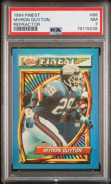 1994 Finest Myron Guyton Refractor #88 card image