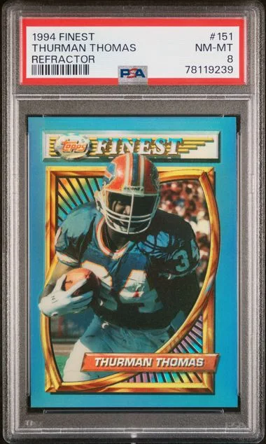 1994 Finest Thurman Thomas Refractor #151 card image