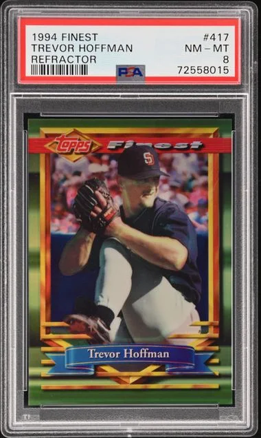 1994 Finest Trevor Hoffman Refractor #417 card image