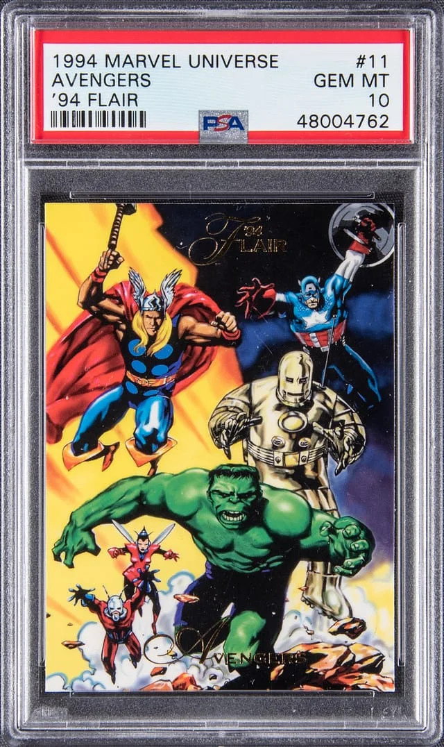 1994 Flair Avengers Marvel Universe #11 card image