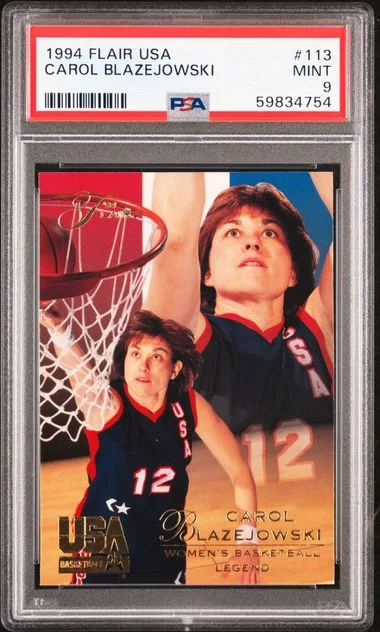 1994 Flair Carol Blazejowski USA Basketball #113 card image