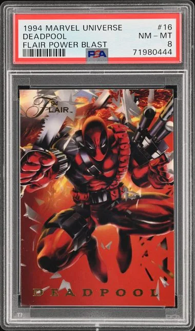 1994 Flair Deadpool Marvel Universe Power Blast #16 card image