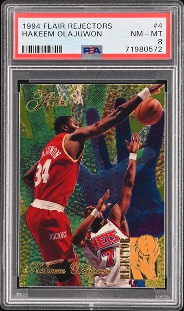 1994 Flair Hakeem Olajuwon Rejectors #4 card image