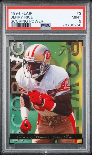 1994 Flair Jerry Rice Scoring Power #3 card image
