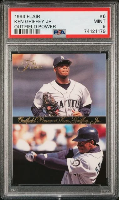 1994 Flair Ken Griffey Jr. Outfield Power #6 card image