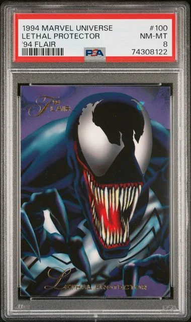 1994 Flair Lethal Protector Marvel Universe #100 card image