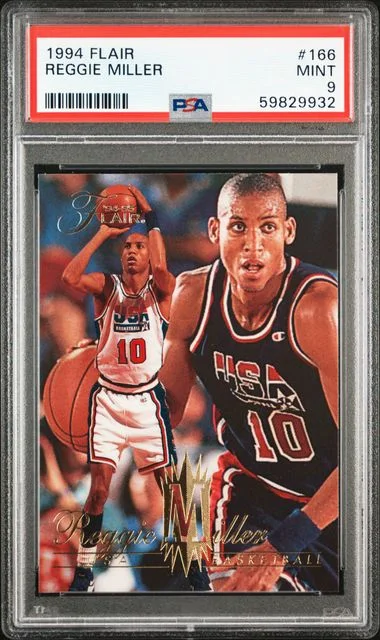 1994 Flair Reggie Miller #166 card image