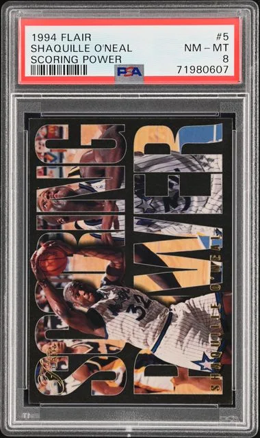 1994 Flair Shaquille O'Neal Scoring Power #5 card image