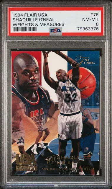 1994 Flair Shaquille O'Neal USA Basketball #78 card image