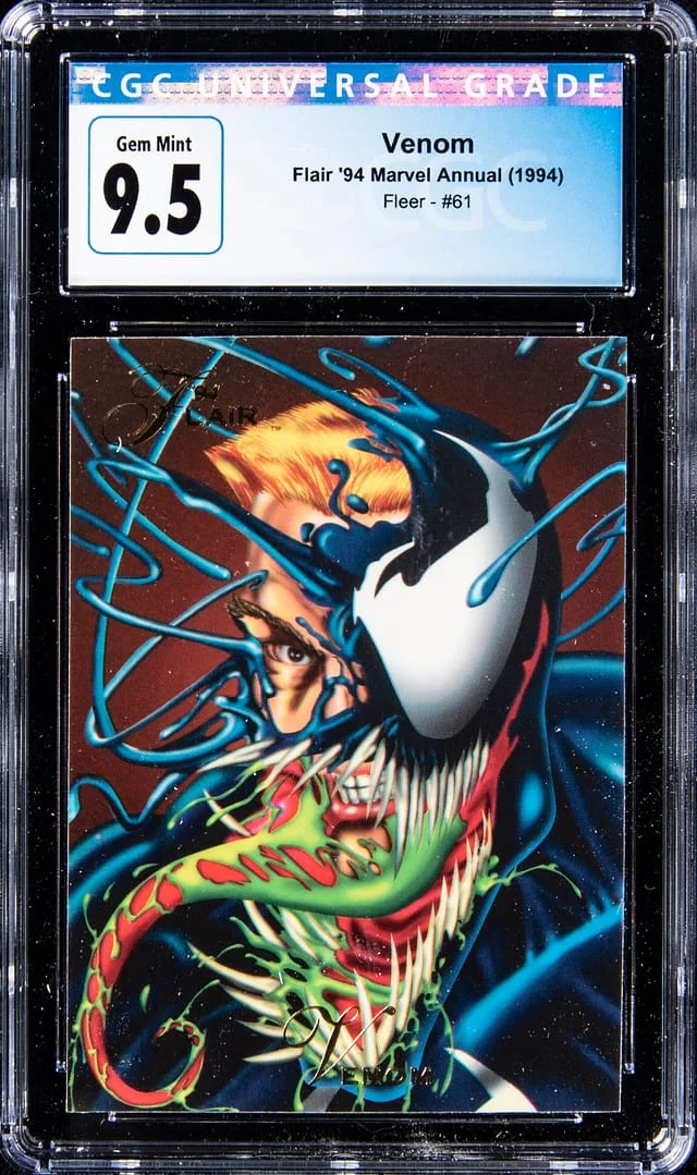 1994 Flair Venom Marvel Annual Fleer #61 card image