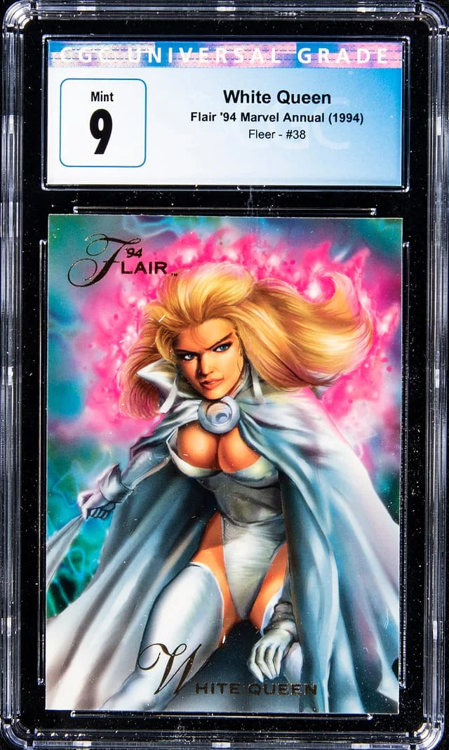 1994 Flair White Queen Marvel Annual Fleer #38 card image