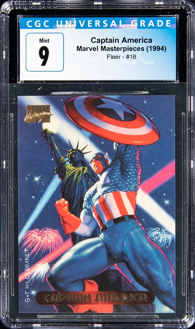 1994 Fleer Captain America Marvel Masterpieces #18 card image