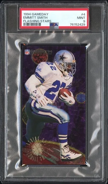 1994 Fleer Emmitt Smith Gameday Flashing Stars #4 card image