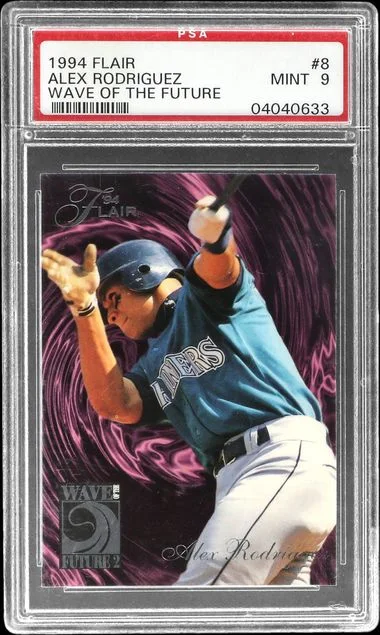 1994 Fleer Flair Alex Rodriguez Wave Of The Future 2 #8 card image