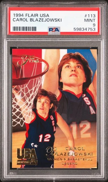 1994 Fleer Flair Carol Blazejowski USA Basketball #113 card image