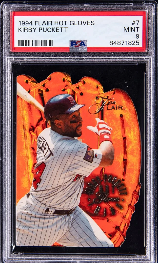 1994 Fleer Flair Kirby Puckett Hot Gloves #7 card image