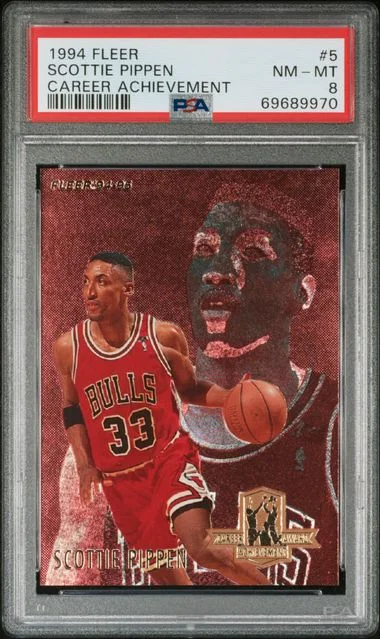1994 Fleer Scottie Pippen Career Achievement #5 card image