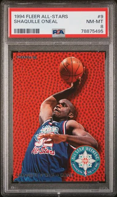 1994 Fleer Shaquille O'Neal All-Stars #9 card image