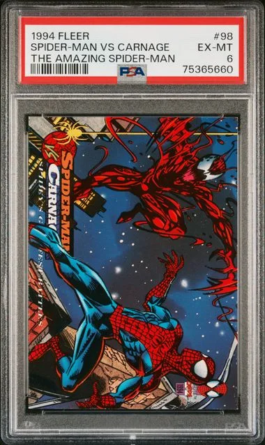 1994 Fleer Spider-Man vs. Carnage The Amazing Spider-Man #98 card image