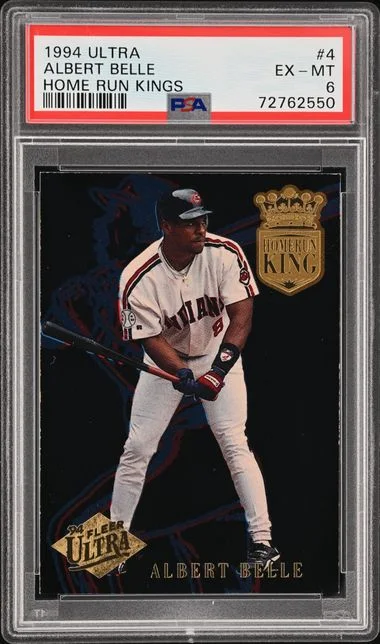 1994 Fleer Ultra Albert Belle Home Run Kings #4 card image