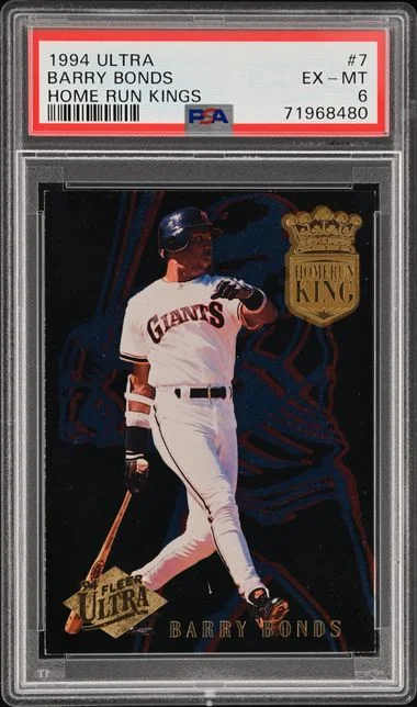 1994 Fleer Ultra Barry Bonds Home Run Kings #7 card image