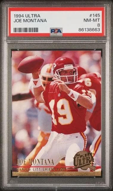 1994 Fleer Ultra Joe Montana #145 card image
