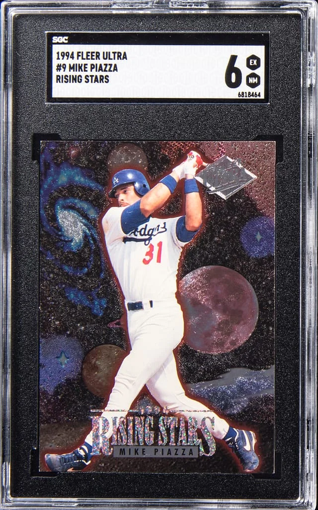 1994 Fleer Ultra Mike Piazza Rising Stars #9 card image