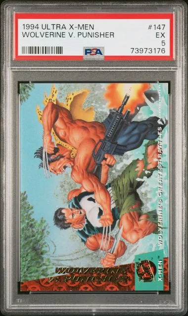 1994 Fleer Ultra X-Men Wolverine Vs. Punisher #147 card image