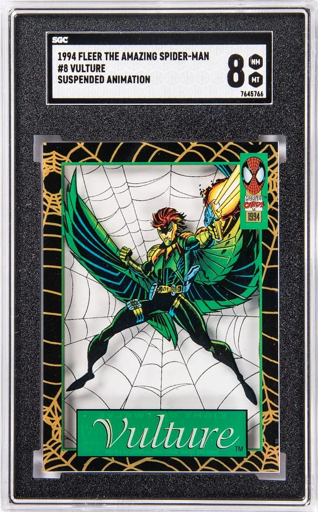 1994 Fleer Vulture The Amazing Spider-Man Suspended Animation #8 card image