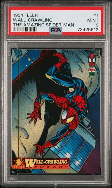 1994 Fleer Wall-Crawling The Amazing Spider-Man #1 card image