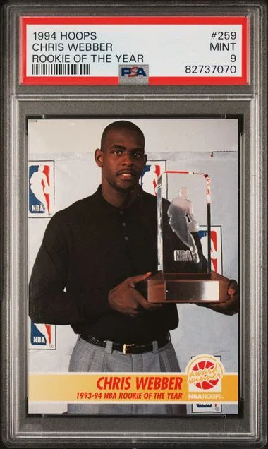 1994 Hoops Chris Webber Of The Year #259 card image
