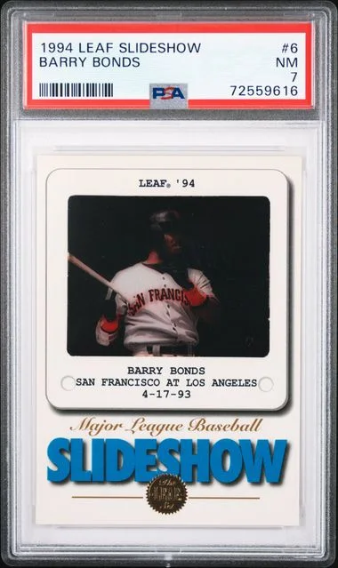 1994 Leaf Barry Bonds Slideshow #6 card image