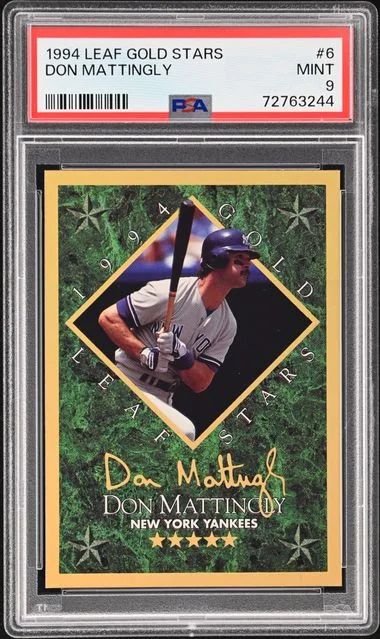 1994 Leaf Don Mattingly Gold Stars #6 card image