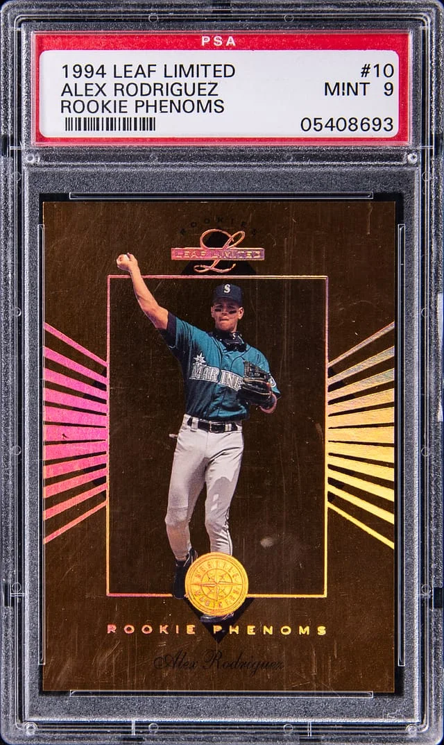 1994 Leaf Limited Alex Rodriguez Phenoms #10 card image