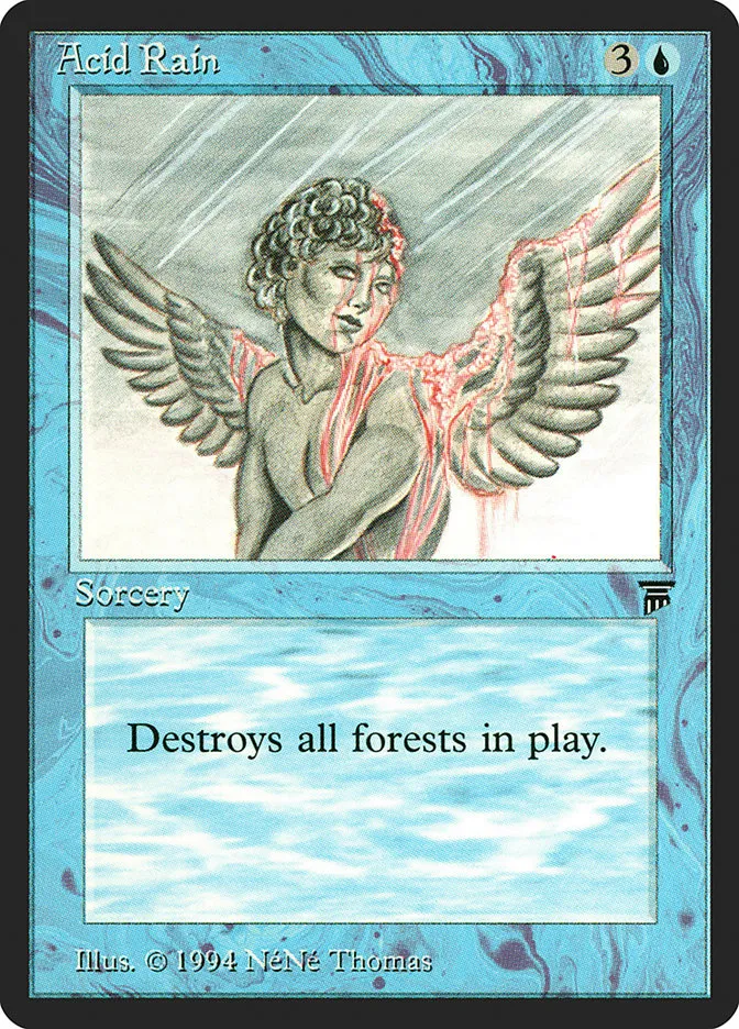 1994 Legends Acid Rain rare #44 unlisted card image