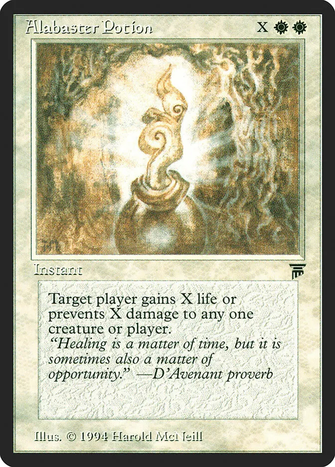 1994 Legends Alabaster Potion common #2 unlisted card image