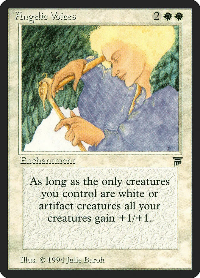 1994 Legends Angelic Voices rare #4 unlisted card image