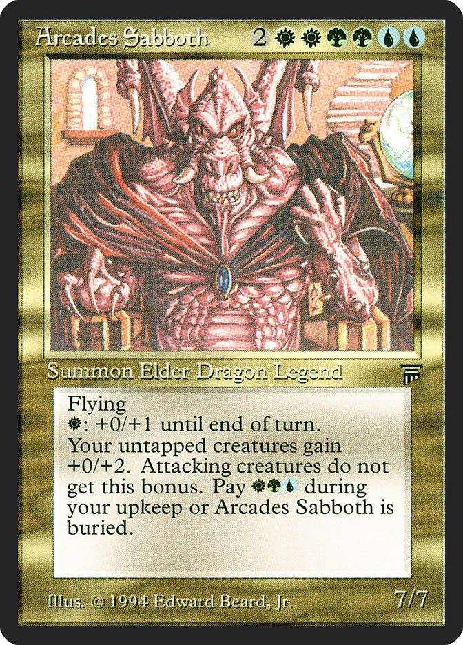 1994 Legends Arcades Sabboth rare #218 unlisted card image