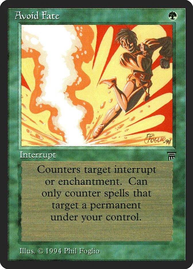 1994 Legends Avoid Fate common #175 unlisted card image